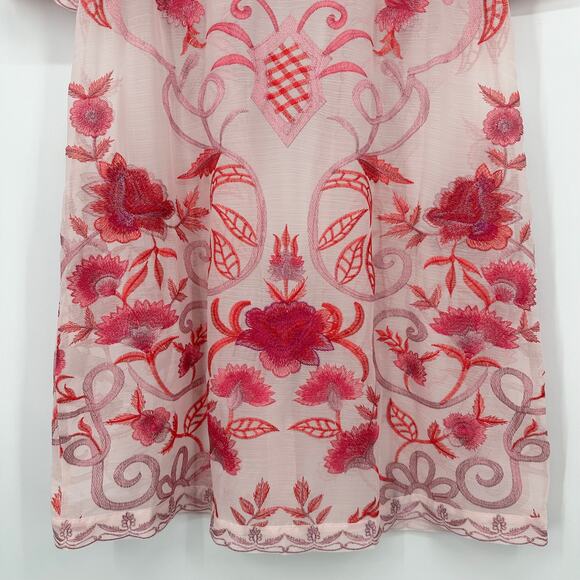 Soft Surroundings Palisade Topper Floral Embroidered Duster Cardigan Jacket - Picture 9 of 12